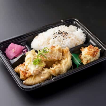 とり天　柚子胡椒マヨネーズ弁当 | 西宮市小松西町でからあげとお弁当のテイクアウトとデリバリーならこまつのポテカラ屋