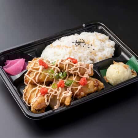とり天　明太子マヨネーズ弁当 | 西宮市小松西町でからあげとお弁当のテイクアウトとデリバリーならこまつのポテカラ屋