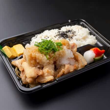 おろポン塩唐弁当 | 西宮市小松西町でからあげとお弁当のテイクアウトとデリバリーならこまつのポテカラ屋